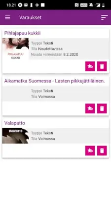 Rutakko-mobiilikirjasto android App screenshot 2