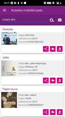 Rutakko-mobiilikirjasto android App screenshot 5